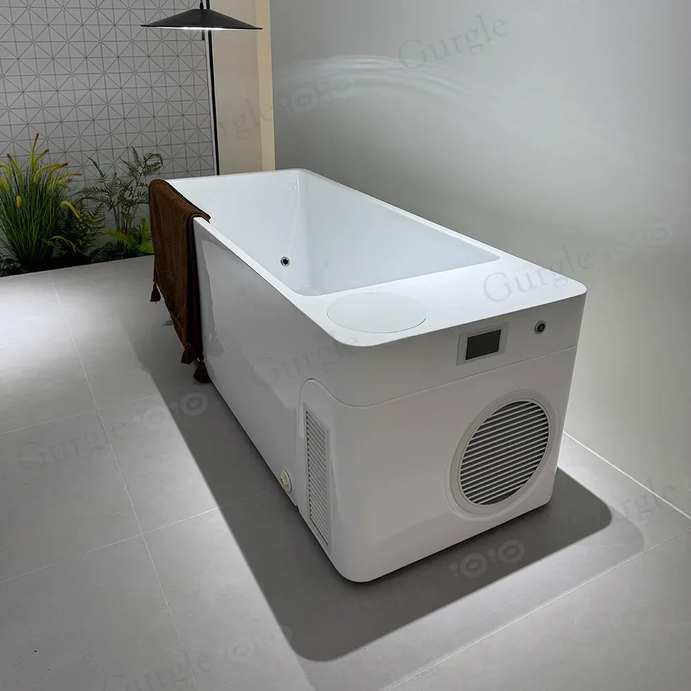 Wifi App Control Ice Bath Tub Athletes Recovery Acrylic Cold Plunge All in With Built in Chiller