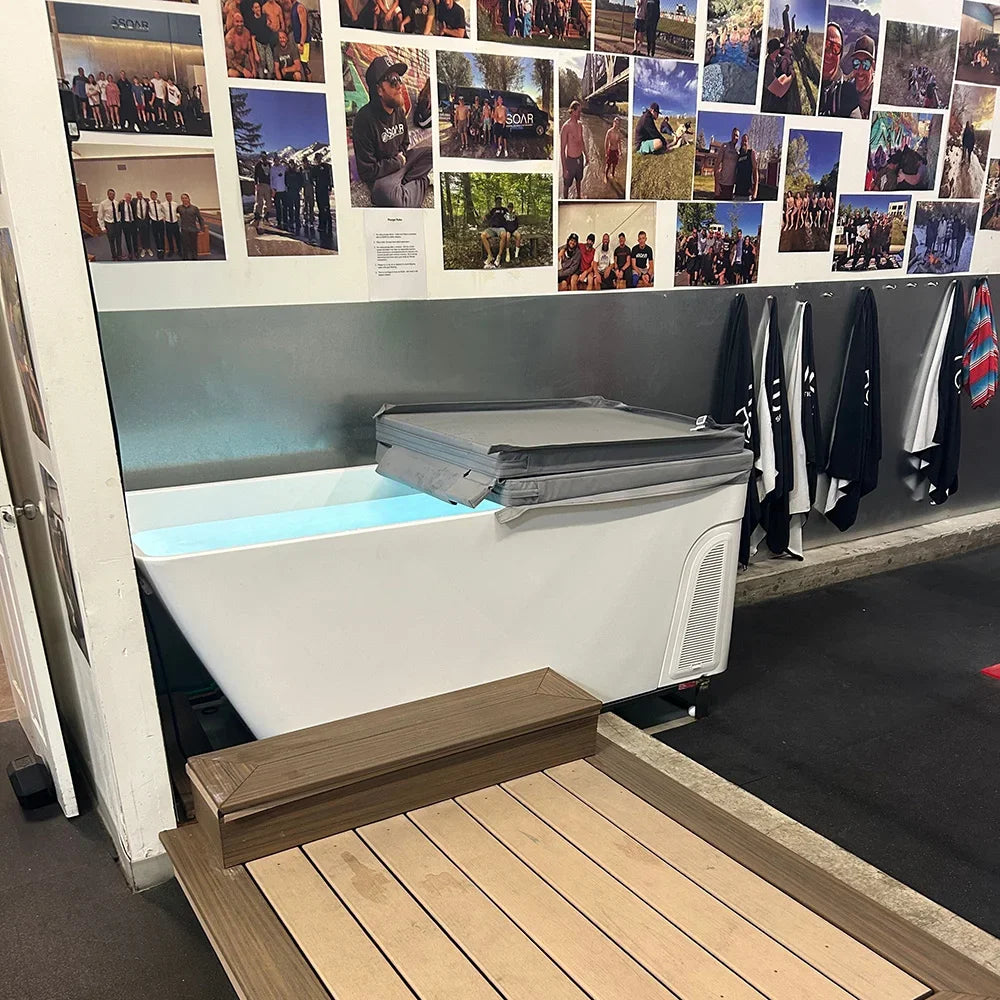 Wifi App Control Ice Bath Tub Athletes Recovery Acrylic Cold Plunge All in With Built in Chiller